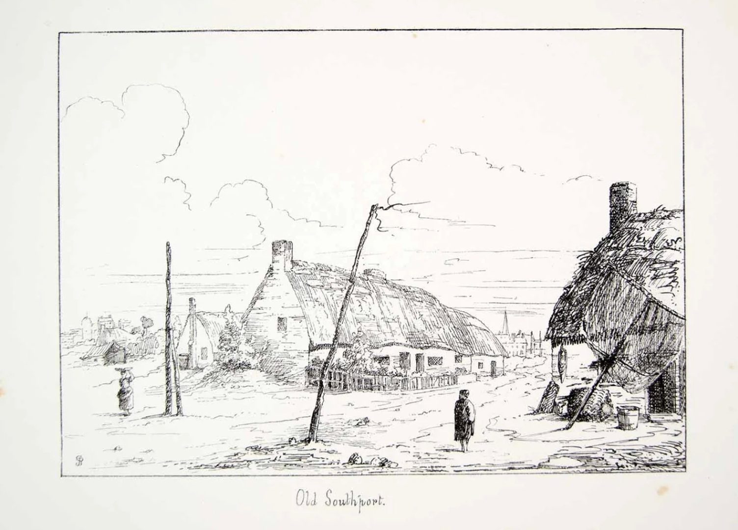 Old Southport by J P Swanwick c1864 Heritage